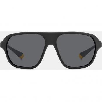 Polaroid Men's Rectangular Rubber Sunglasses with Polarized Lenses - Model PLD 2152/S