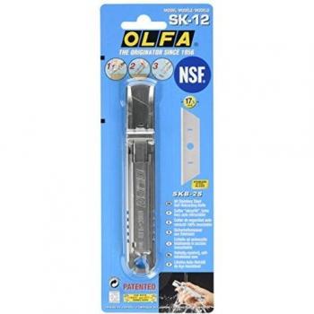 Olfa SK-12 Cuter de seguridad de acero inoxidable
