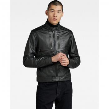 Chaqueta de cuero biker negro de G-Star
