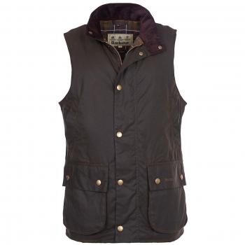 Barbour Westmorland Men's Wax Gilet - Olive - Size Large