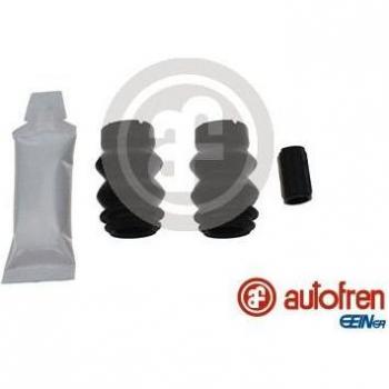Kit de reparación de pinza de freno AUTOFREN SEINSA D7034, incluye fuelles y guías para el mantenimiento y reparación del sistema de frenos