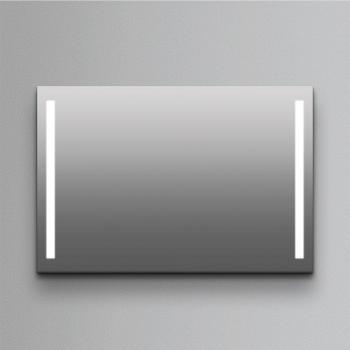 Espejo de baño rectangular Finlandia Ledimex con luz frontal fija fría de 70x80