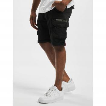 Alpha Industries Men's Crew Cargo Shorts, Black