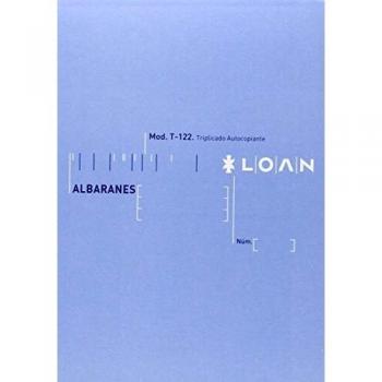 Loan T122 - Talonario, 5 unidades