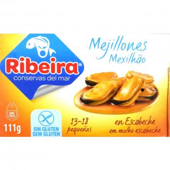 Ribeira - Mejillones en Escabeche 13/18 111g