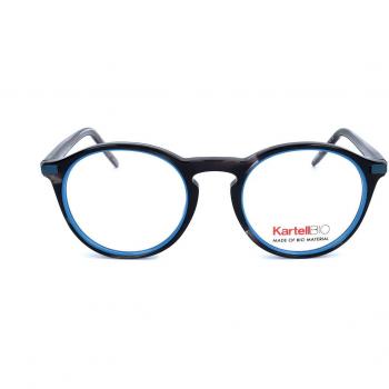 Kartell KL019V 01 Men's Eyeglasses Blue Size 49 - Frame Only with Blue Light Block Available