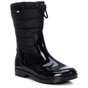 Botas de Lluvia para Niña y Niño XTI 57416 Negros, Talla 32 EU
