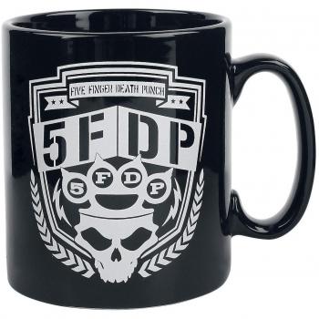 Five finger death punch shield tazas negro