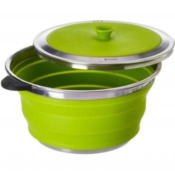 Outwell Collaps Olla con Tapa, Unisex Adulto, Verde Lima, 30.5 x 24 x 13 cm