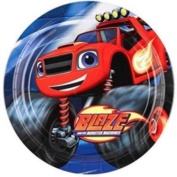 Blaze and the Monster Machines - Platos, pack de 8 unidades