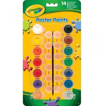 Témperas Crayola 14 Colores con Pincel