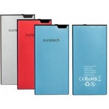 Sunstech PW4000SL - Batería externa de 4000 mAh, color plata
