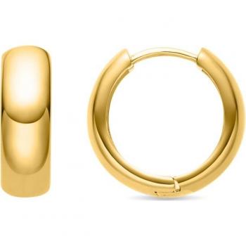 Pendientes Luxenter Basic acabados en oro de 18k
