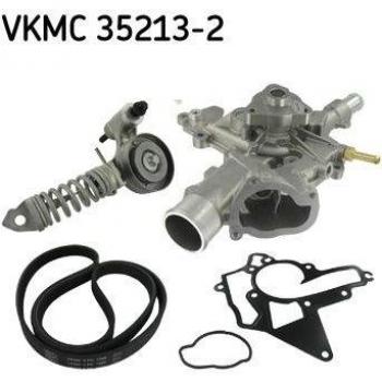 SKF Bomba de agua + Kit de correa poli V VKMC 35213-2