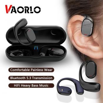 Auriculares Bluetooth 5.3 VAORLO TWS JS270, uso indoloro, control táctil inteligente, HiFi, graves pesados para deportes