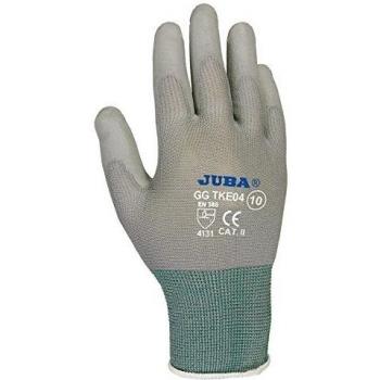 Juba - Guante junit nylon palma poliuretano gris talla -m bolsa