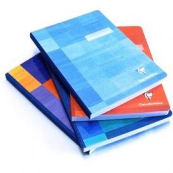 Cuaderno Clairefontaine A5 tapa blanda 96 hojas 90g/m² cuadrícula 5x5