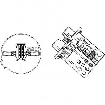 BEHR HELLA SERVICE 9ML 351 332-281 *** PREMIUM LINE *** Widerstand, Innenraumgebläse