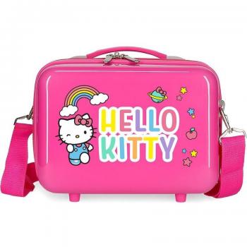 Neceser infantil Hello Kitty You are Cute ABS adaptable de 9L Rosa