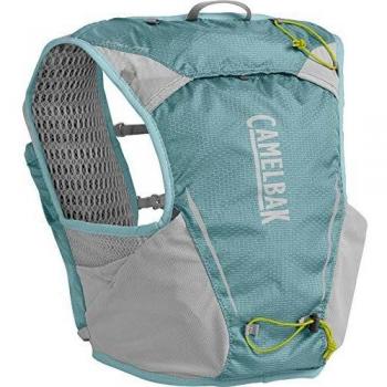 CamelBak Ultra Pro Vest Chaleco de hidratación, Unisex-Adultos, Aqua Seal/Silver, L