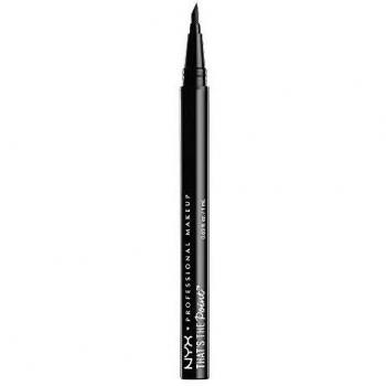 NYX Professional Makeup That's The Point Eyeliner Punta 6 medio rígida y flexible Super Sketchy color Negro