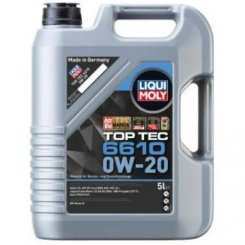 Aceite de motor LIQUI MOLY Top Tec 6610 0W-20 C5 5L para MERCEDES-BENZ, OPEL y FORD