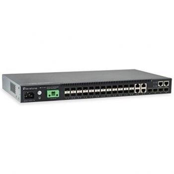 LevelOne GTL-2872 28-Port L3 Managed Gigabit Fiber Switch with 4x 10GbE SFP+ and 4x Gigabit RJ45/SFP Ports