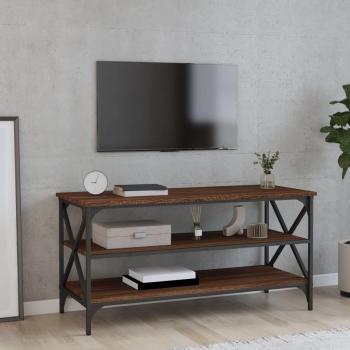 Soporte de TV Madera Multicapa Roble Marrón 100x40x50 cm