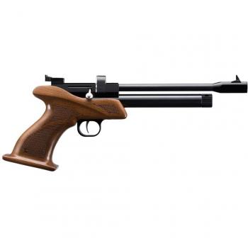 Pistola Zasdar CP1 Co2 Multi-tiro Empuñadura Madera Picada Cal. 5,5 Mm Balines Airsoft