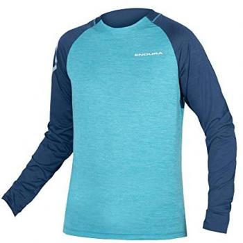 Camiseta de ciclismo para hombre Endura SingleTrack verde (S)