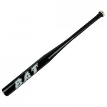 Bate de béisbol, aleación de aluminio, ligero, 86,3 cm, color negro