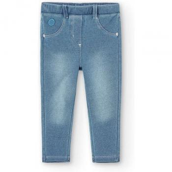 Leggin vaquero bebé niña Boboli 290001 BLEACH