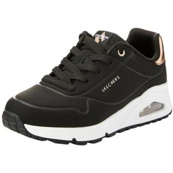 Zapatillas Unisex Skechers Uno Gen1 Shimmer Away - Negro - Talla 33