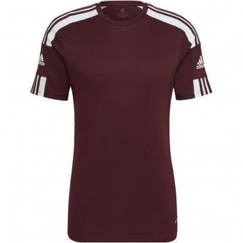 Camiseta de fútbol adidas Squadra 21 manga corta roja para hombre adulto