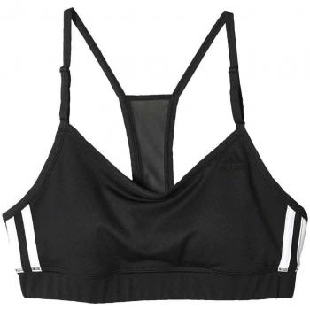 adidas Strappy Bra 3S Sujetador Deportivo, Mujer, Negro/Blanco, L