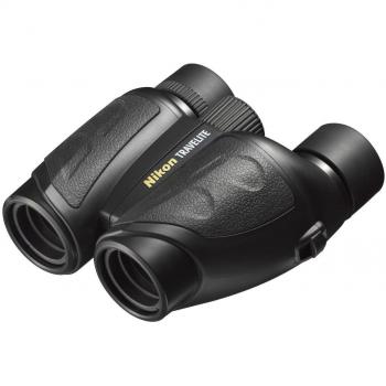 Nikon Travelite VI 10x25 Binocular - 10x magnification, 25mm objective lens diameter, 5.0 degree angle of view, compact and lightweight design, black color