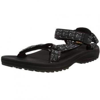 Teva Winsted Men's Lightweight Strappy Sandal in Bamboo Black, Size 7