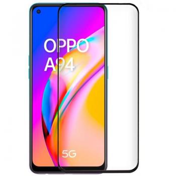 Protector Pantalla Cristal Templado COOL para Oppo A94 5G / Reno 5Z (FULL 3D Negro)