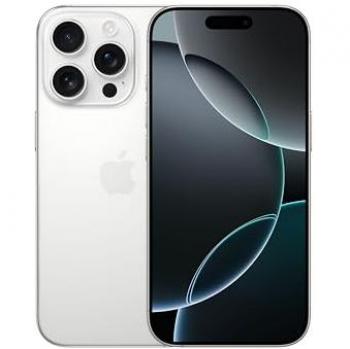 iPhone 16 Pro 128GB Titanio Blanco - Smartphone 5G, Control de Cámara, grabación en 4K a 120 f/s con Dolby Vision, Gran Salto en autonomía, libre, nuevo, con 30 meses