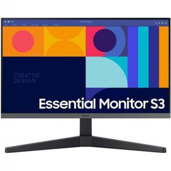 Samsung Essential S3 LS24C330GAU 24 Full HD IPS Monitor with 100Hz Refresh Rate, FreeSync, 4ms Response Time, HDMI, DisplayPort - Black