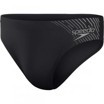 Bañador de hombre Speedo Medley Logo 7cm Brief negro gris