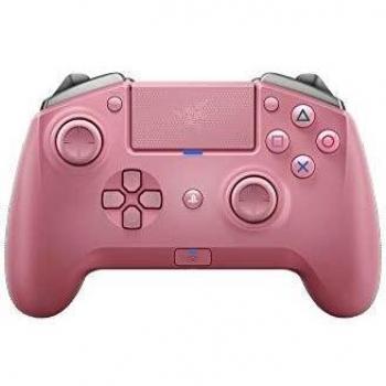 Razer Raiju Tournament Edition 2019 Quartz - Controlador inalámbrico con cable para juegos, botones de acción táctil Mecha, piezas intercambiables, panel de control rápido, compatible con PS4/PC, Rosa