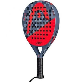 HEAD EVO Delta Pala Padel, Adultos Unisex, Gris Rojo, EU