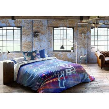 Juego nórdico Lois Night Polycotton 3 Piezas Azul para Cama de 135