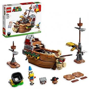 LEGO 71391 Super Mario Set de Expansión: Fortaleza Aérea de Bowser, Juguete de Construcción Coleccionable para Niños con Figuras