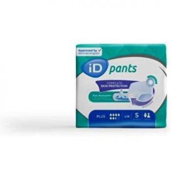 iD Pants Plus Absorbent Pull-Up Diapers Size S - 14 Pack
