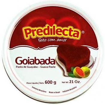 Predilecta - Dulce de Guayaba - Guava Paste - - Producto Brasilero - Ideal para Postres o Reposteria 600 Gramos