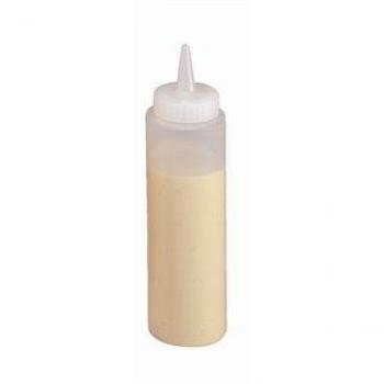 Vogue W832 Squeeze botella de salsa, 35 ml), transparente