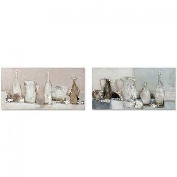 Cuadro DKD Home Decor Lienzo 120 x 3,8 x 60 cm Tradicional (2 Unidades)