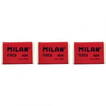 MILAN BPM9205 - Pack de 3 gomas de borrar